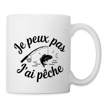 I can't I have Fishing - Tasse - Weiß - Rechts