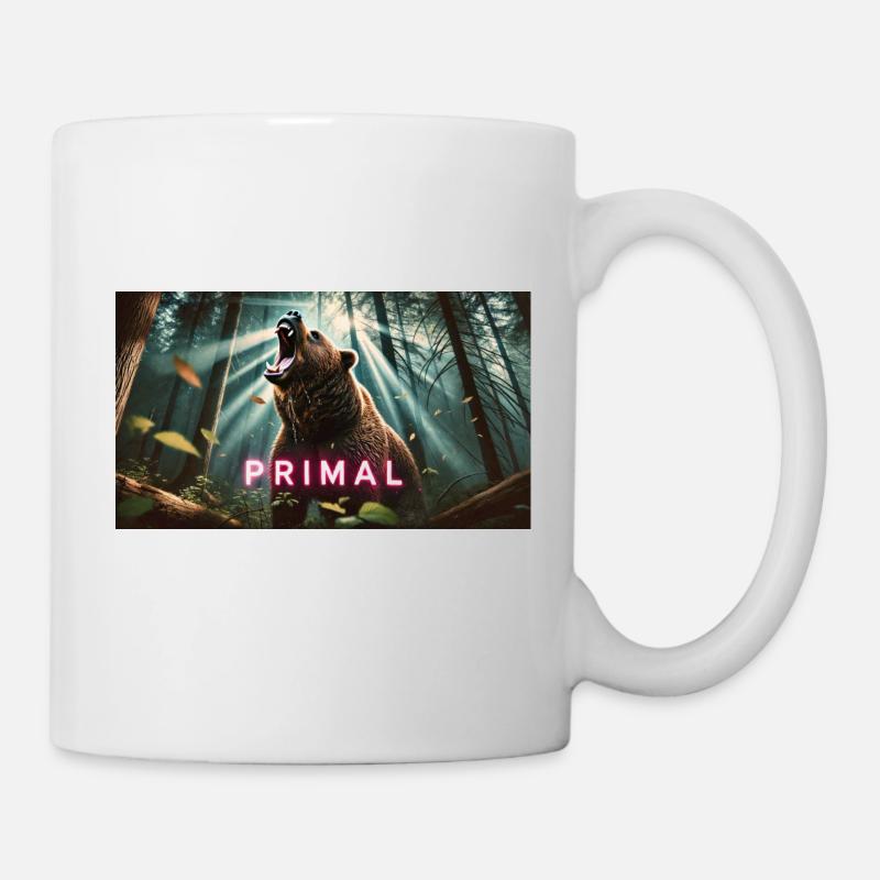PRIMAL BEAR - Mug - white