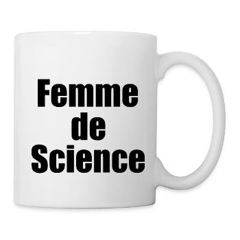 Femme de science - Mug blanc - blanc - Droite