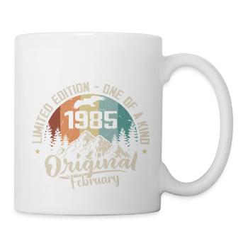 February 1985 - Cadeau Février 1985 - Mug blanc - blanc - Droite
