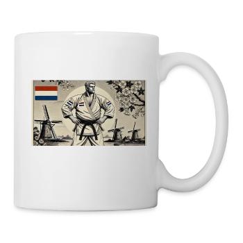 Karaté Néerlandais MASTER - Mug blanc - blanc - Droite
