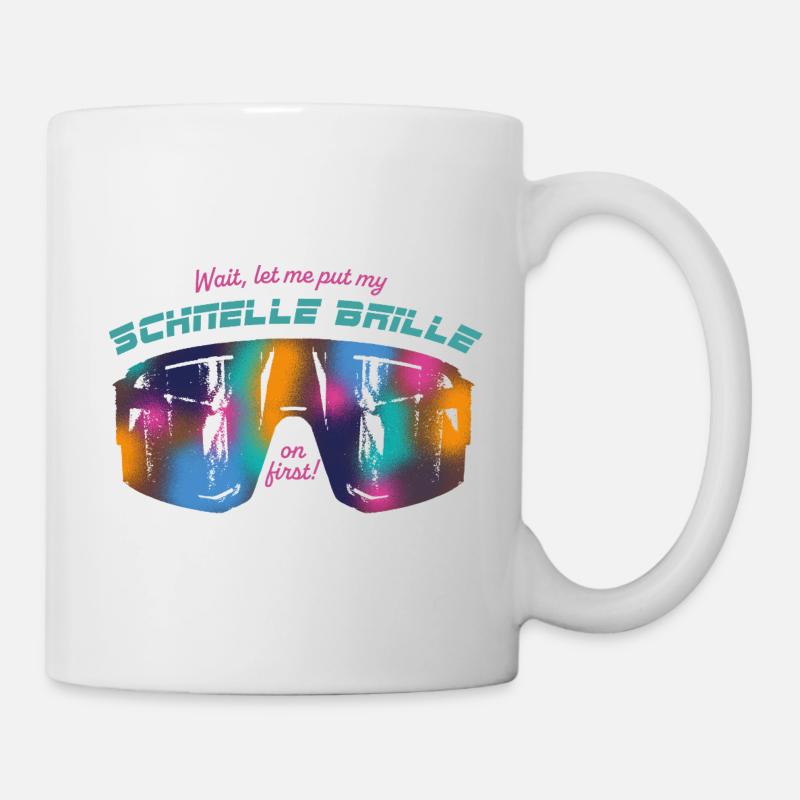 Schnelle Brille Modus - Tasse - Weiß