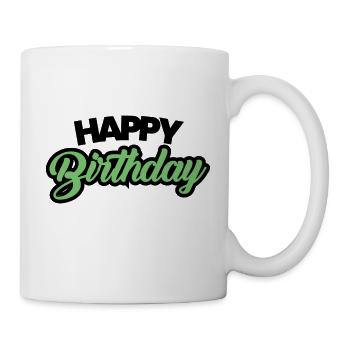 Bon anniversaire - Mug blanc - blanc - Droite