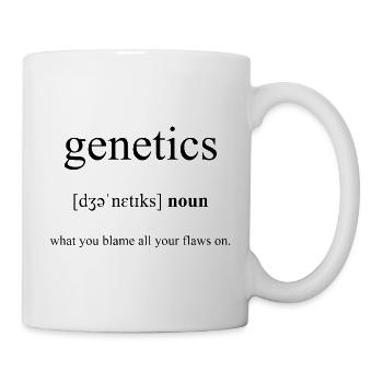 Genetics Definition Dictionary - Tasse - Weiß - Rechts