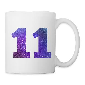 Number 11 galaxy - Mug - white - Right
