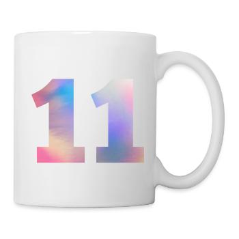 Colorful Number 11 - Mug - white - Right