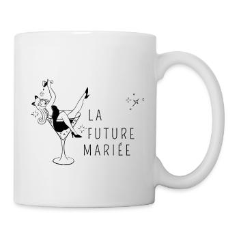 La future mariée - EVJF - Visuel Fun - Mug blanc - blanc - Droite
