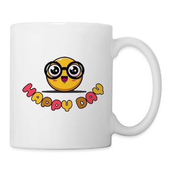 Happy Day - Happy Glasses Grin - Mug - white - Right
