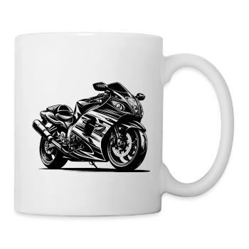 Wanderfalke three - Tasse - Weiß - Rechts
