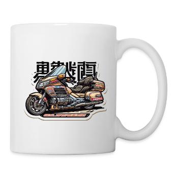 Ride the golden wing of JDM - Tasse - Weiß - Rechts