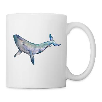 Wal - Aquarellmalerei von Anch.art - Tasse - Weiß - Rechts