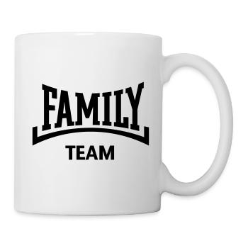 Family Team (Concave / Black) - Mug - white - Right