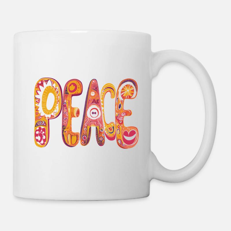 Colori della pace - Tazza - bianco