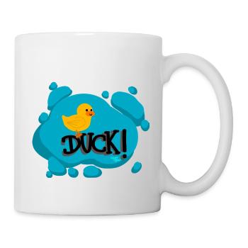 Duck! - Calypso Blous - Tasse - Weiß - Rechts