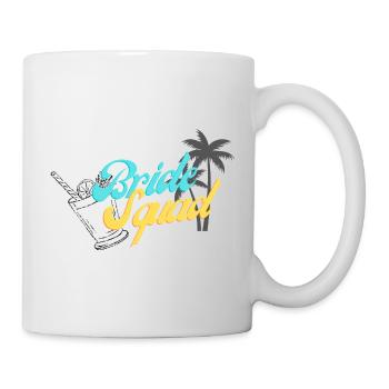 Bride Squad Tropical Sunset Design - Mug - white - Right