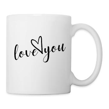 Love you - Mug - white - Right
