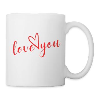 love you - Mug - white - Right