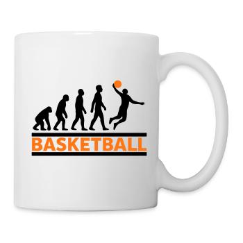 Evolution Basketball Dunk Sports Gift - Mug - white - Right