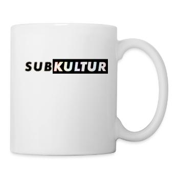 Subkultur Bass Outline - Tasse - Weiß - Rechts