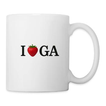 Strawberry Heart I Love IGA - Mug - white - Right