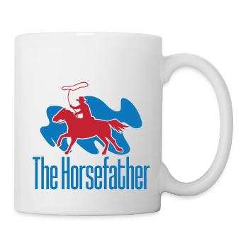 Western Rider The Horsefather Cowboy Rodeo - Mug - white - Right