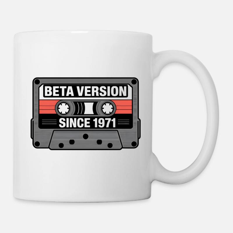 Conception de cassette de cassette rétro - Mug blanc - blanc