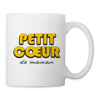 Mamas kleines Herz Illustration - Tasse - Weiß - Rechts