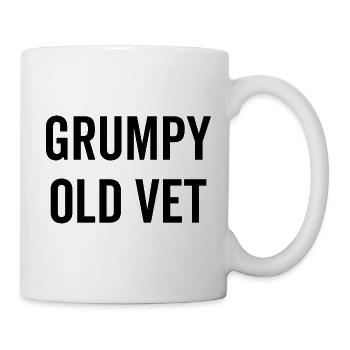 Grumpy Old Vet - Mug - white - Right
