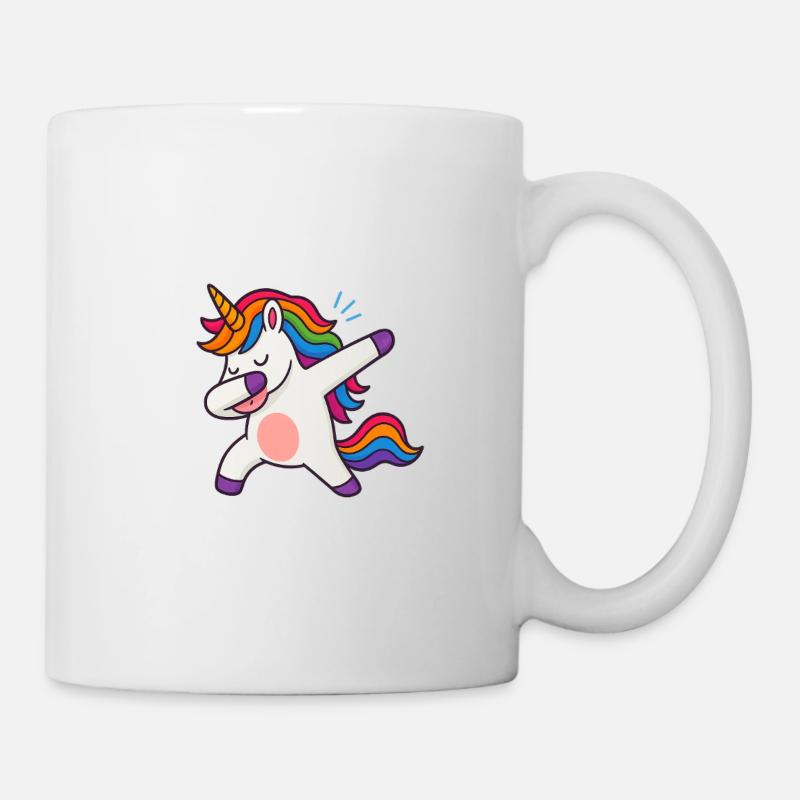✨ The Dabbing Unicorn – Where Magic Meets Swag! ✨ - Tasse - Weiß