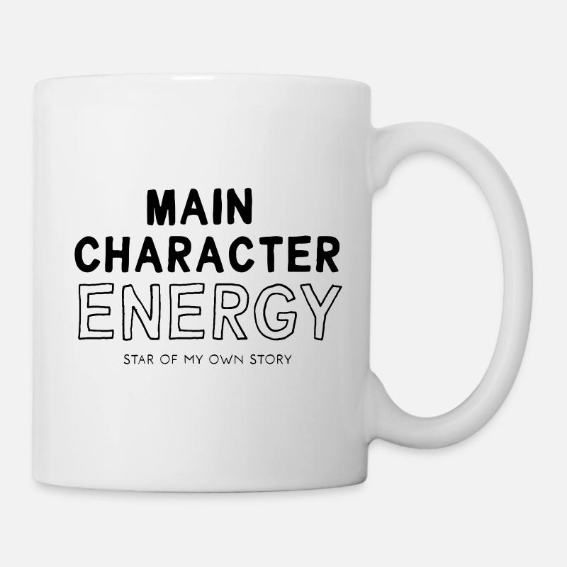 main character energy - Mug - white