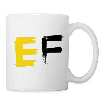 Buntes Traumtier Abstraktes Design - Tasse - Weiß - Rechts