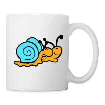 2 Snail Shell Snails Team In Love Friends - Mug - white - Right