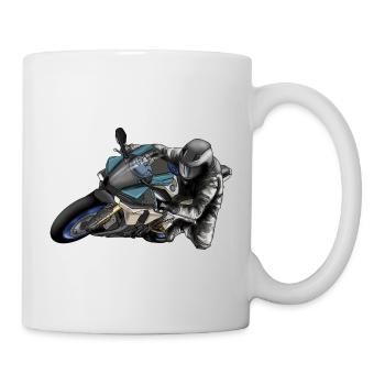 Adrenalin Motorrad Racing Design - Tasse - Weiß - Rechts