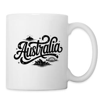 Australie - Conception de souvenirs - Mug blanc - blanc - Droite