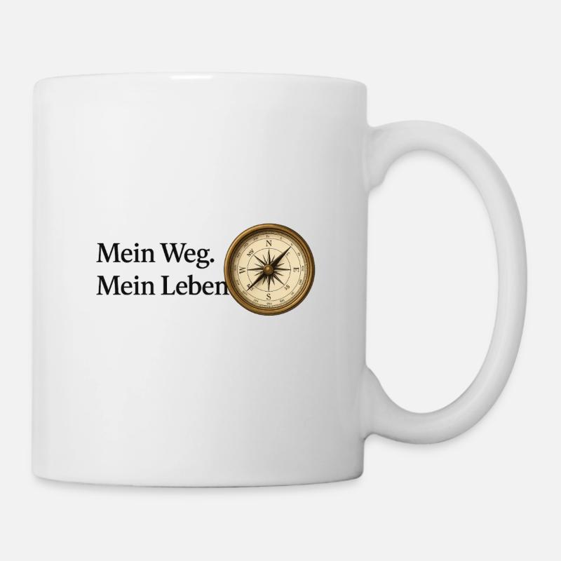 Mein_Weg_Mein_Leben - Mug blanc - blanc