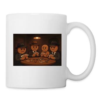 Clandestine poker in the jazz club of gingerbread - Mug - white - Right
