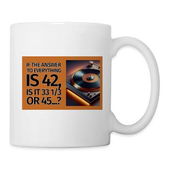 42 is the answer - Mug - white - Right