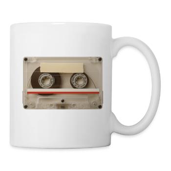 Cassette Transparente – Mixtape Rétro - Mug blanc - blanc - Droite