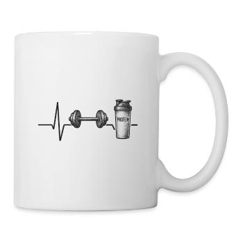 Fitness Motivations Power Design - Mug blanc - blanc - Droite