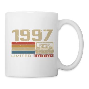 Legenden 1997 Jahrgang 1997 Jubiläum Jahrgang 1997 - Tasse - Weiß - Rechts