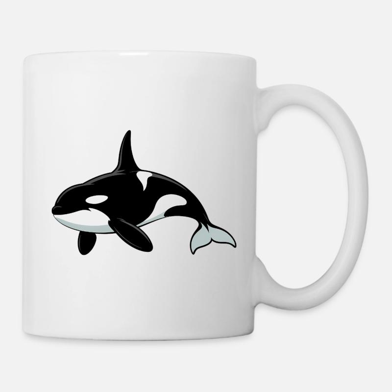 Orca Meerestier-Liebhaber - Tasse - Weiß