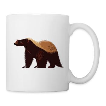 Honey badger - Mug - white - Right