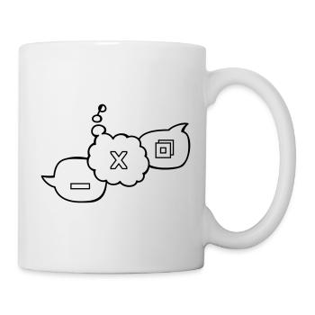 Computer speech bubbles - Mug - white - Right