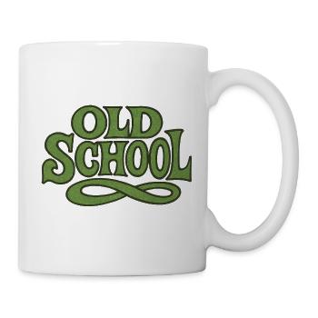 Old School Green Emblem - Mug - white - Right