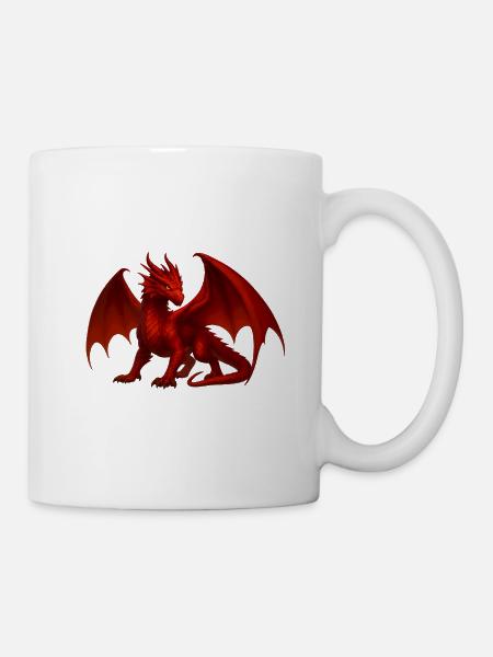 Fire Dragon – Power & Transformation - Mug - white