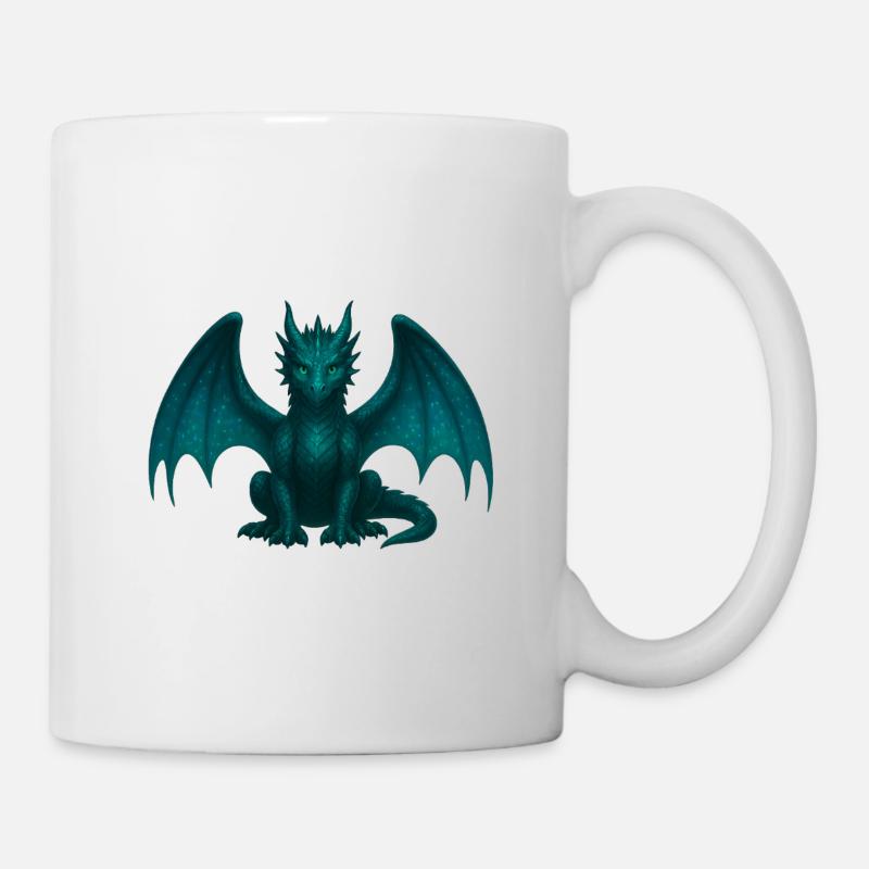 Dragon d’éther – Magie et transformation - Mug blanc - blanc