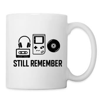Still Remember T-Shirt – Retro 90s Nostalgia, Vint - Mug - white - Right