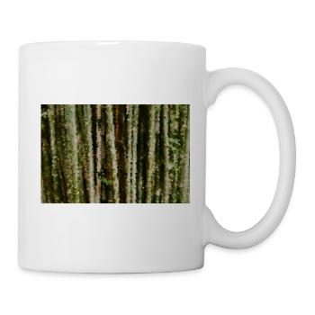 Birch Forest Pixel Stripes - Mug - white - Right