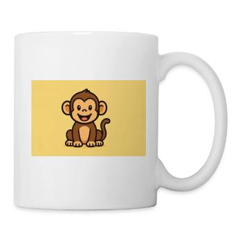 Singe - Mug blanc - blanc - Droite