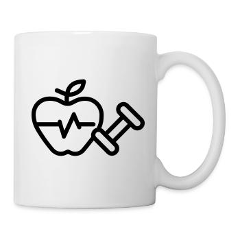 Gesunder Lebensstil - Tasse - Weiß - Rechts